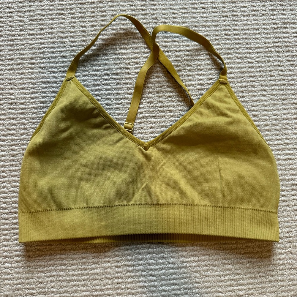 Good American Gold SHINE CROSSBACK BRALETTE - Picture 3 of 7